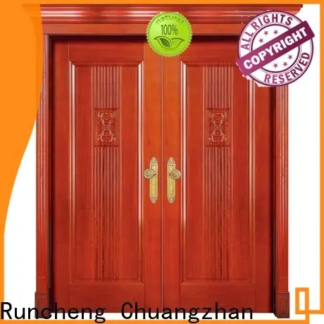 Runcheng Chuangzhan Top wooden double doors company for offices 1