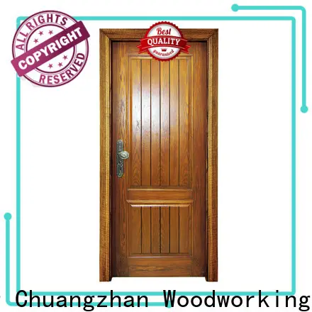 Runcheng Chuangzhan exterior wood doors supply for offices 1
