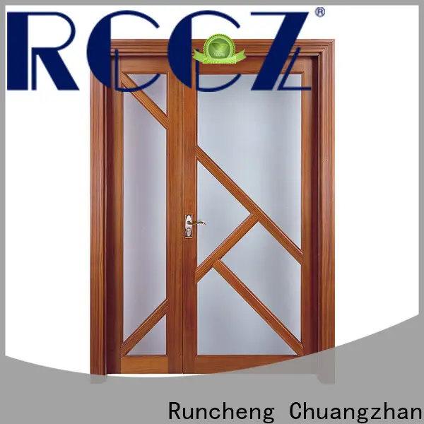 Runcheng Chuangzhan glass wooden door company for hotels 1