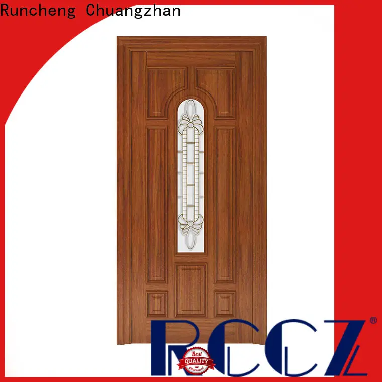 Runcheng Chuangzhan glass wooden door suppliers for hotels 1