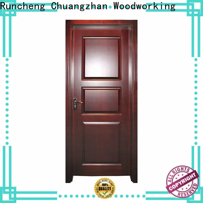 Runcheng Chuangzhan Latest interior wood doors with glass supply for villas 1