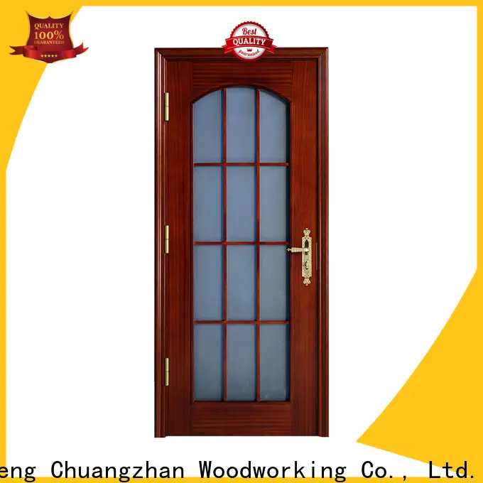 Custom modern wood door factory for indoor 1
