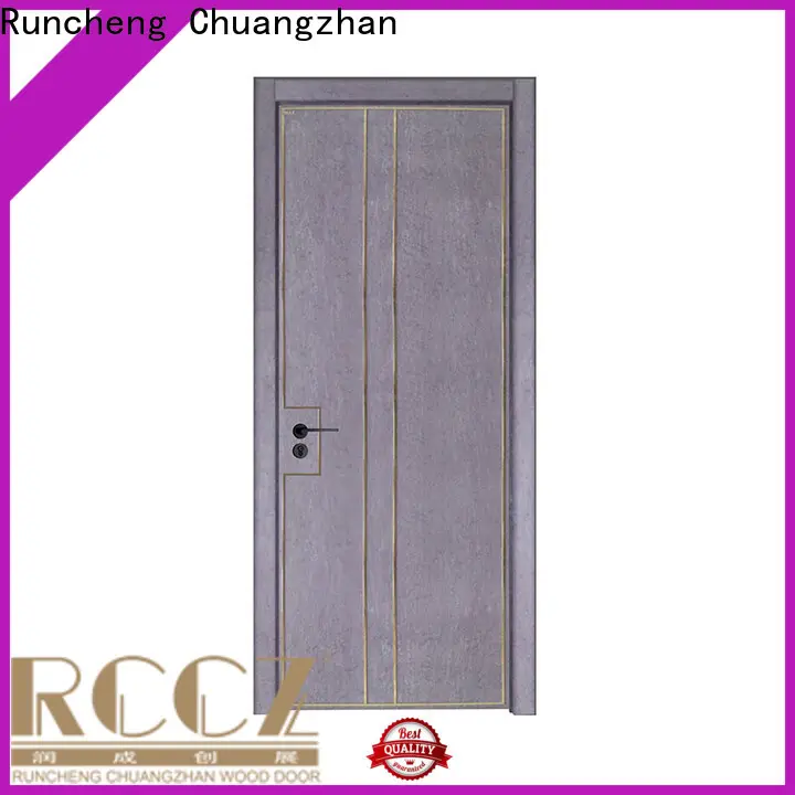 Custom real wood interior doors suppliers for villas 1