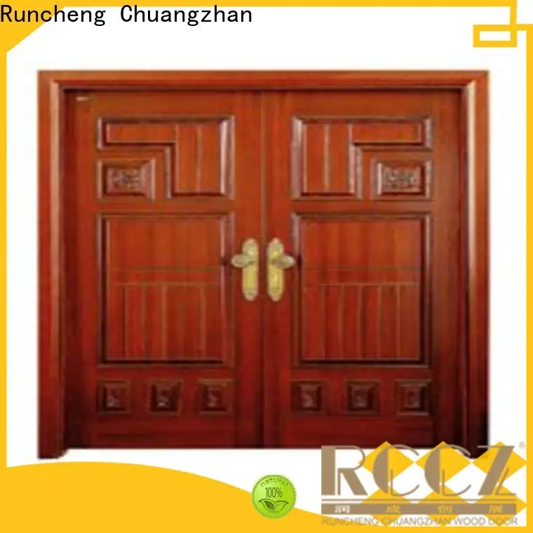 Runcheng Chuangzhan Best double door design manufacturers for homes 1