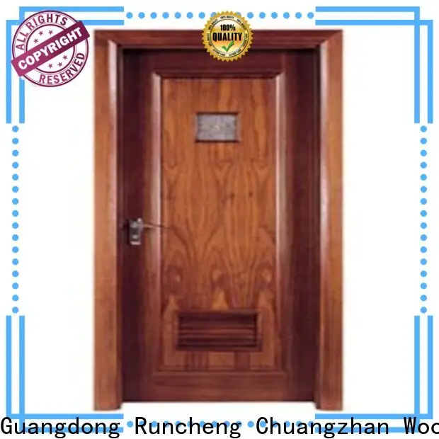 Runcheng Chuangzhan modern flush wood door manufacturers suppliers for indoor 1