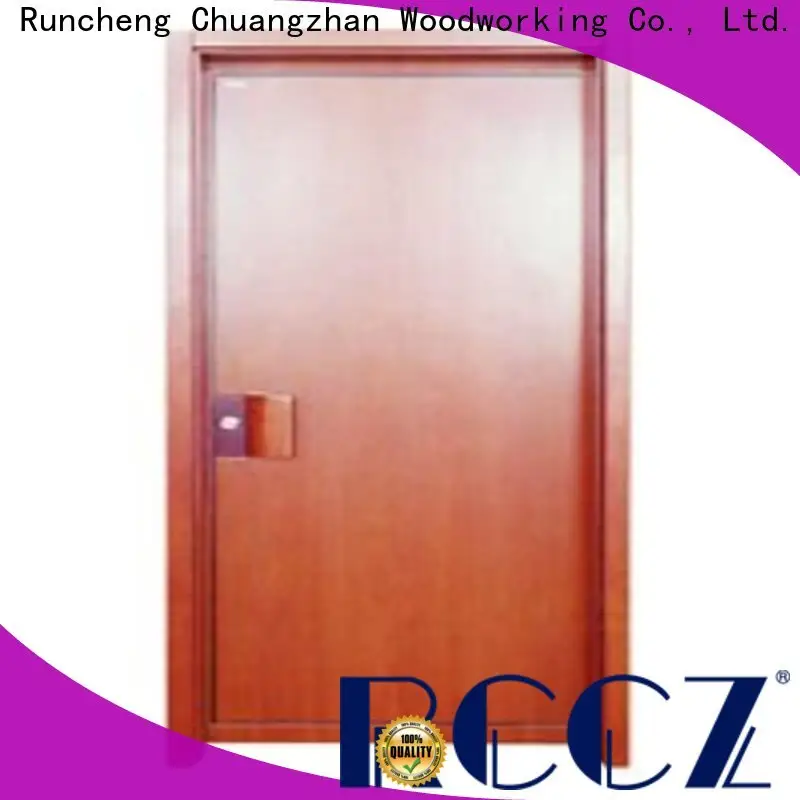 Latest pine wood flush door manufacturer modern factory for villas 1