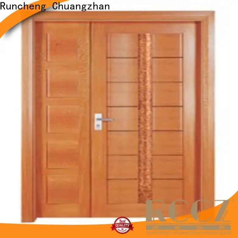 Runcheng Chuangzhan Top interior double doors factory for villas 1