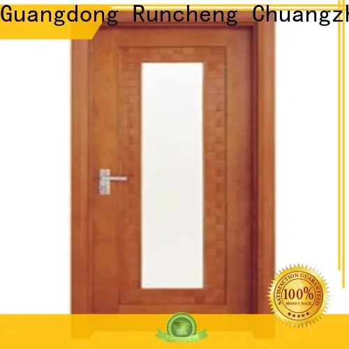 Custom glazed wood door glazed factory for indoor 1