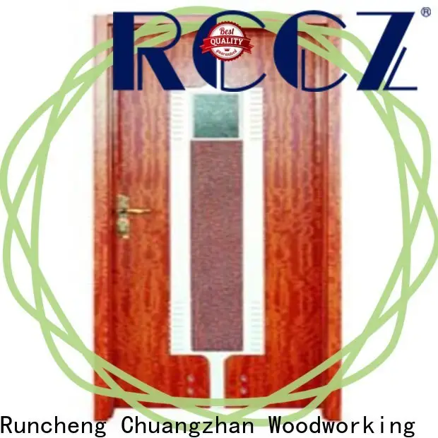 Runcheng Chuangzhan Latest wooden bathroom door suppliers for offices 1