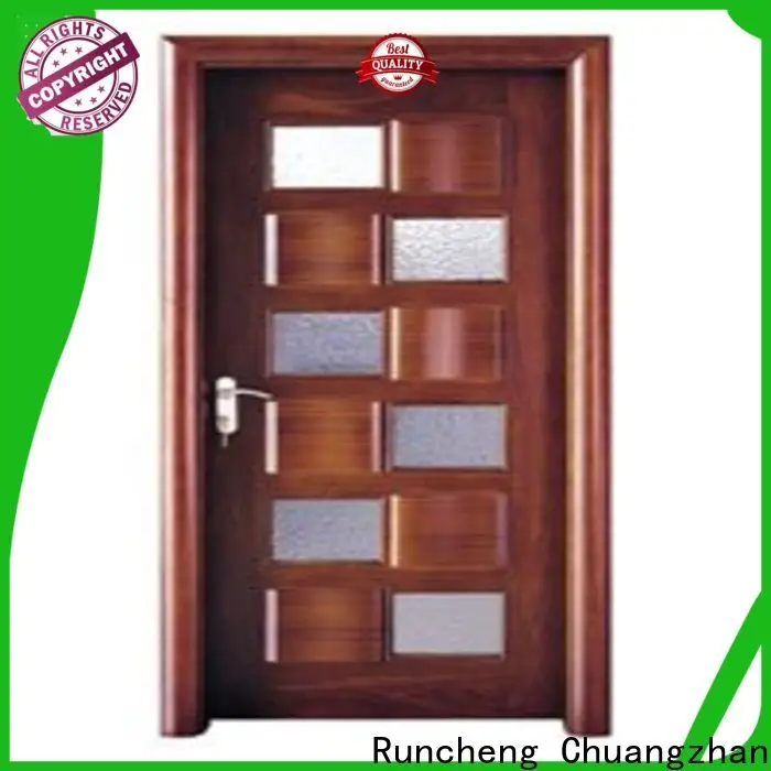 Runcheng Chuangzhan eco-friendly internal glazed doors for business for hotels 1