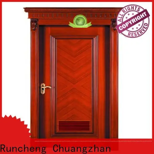 Runcheng Chuangzhan victorian wood veneer door factory for hotels 1