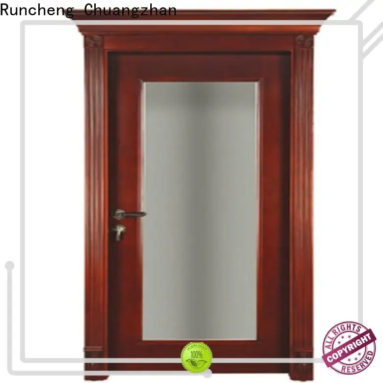 Wholesale solid wood compound door bathroom manufacturers for offices 1