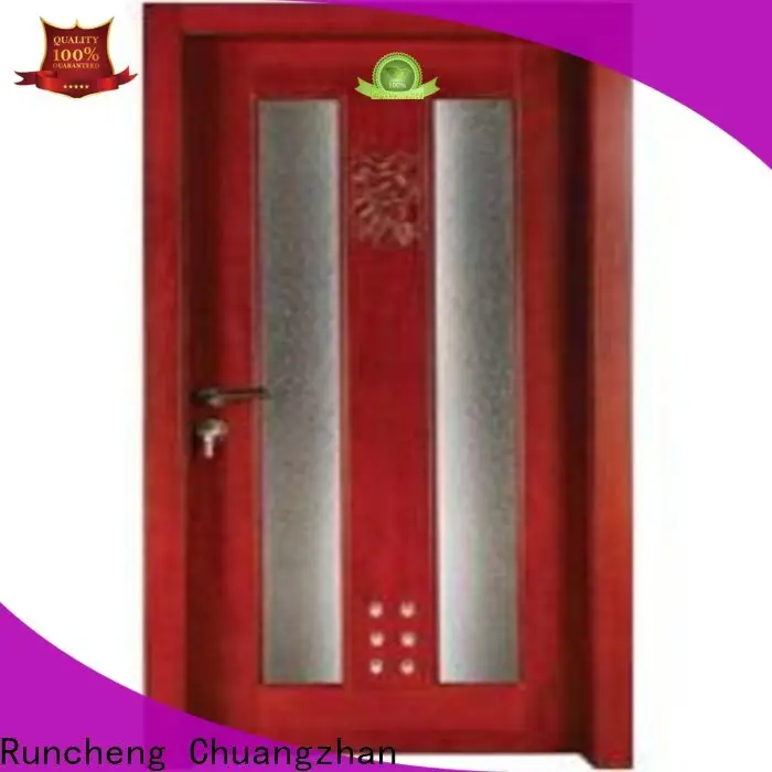 Runcheng Chuangzhan high-grade wooden bathroom door supply for hotels 1