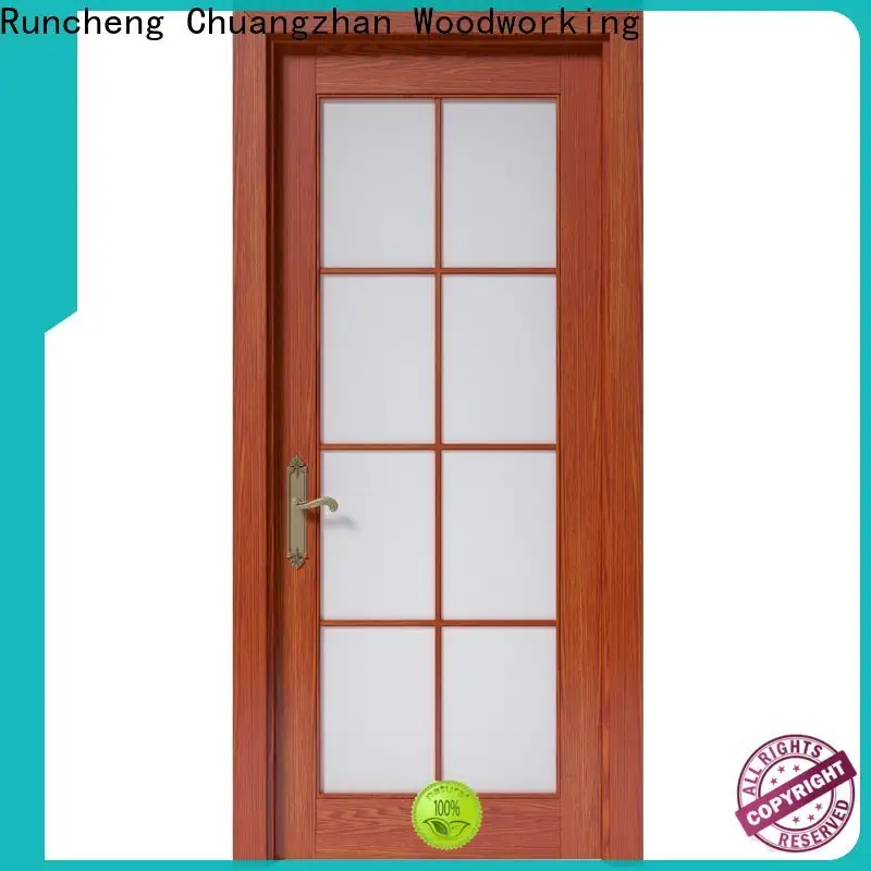 Runcheng Chuangzhan wood effect composite door factory for villas 1