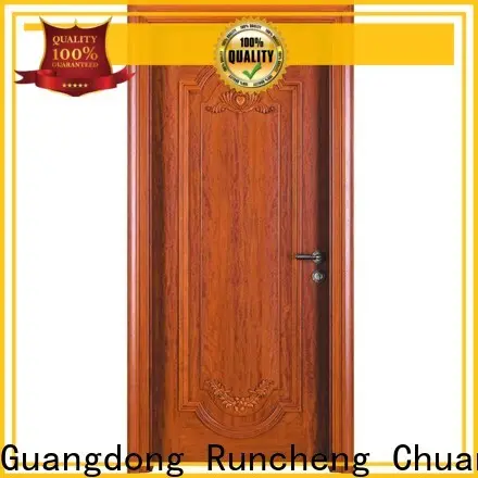 High-quality solid composite wooden door design company for offices 1