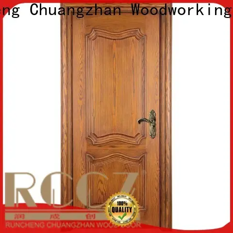 Runcheng Chuangzhan Wholesale wood composite front doors factory for hotels 1