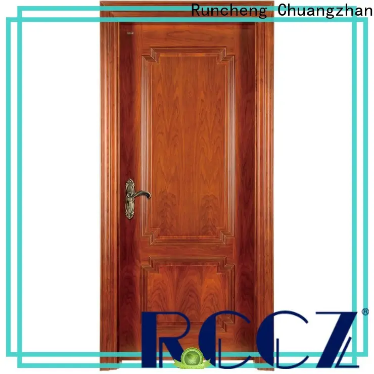 Runcheng Chuangzhan Wholesale wood effect composite door supply for villas 1