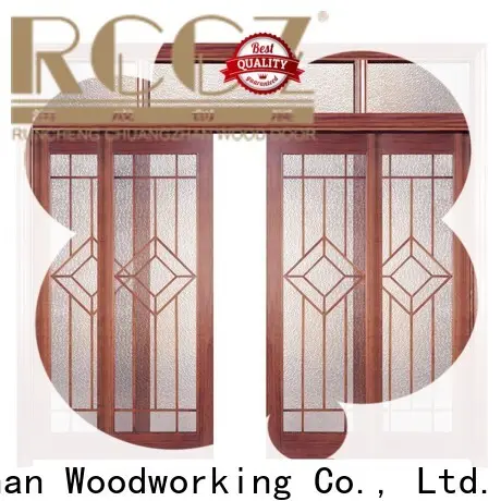 Runcheng Chuangzhan Latest solid composite wooden door supply for hotels 1