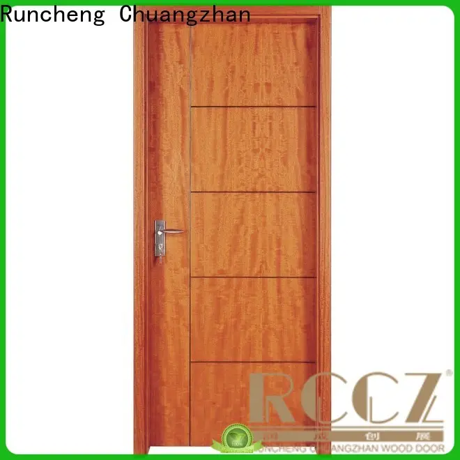 Runcheng Chuangzhan Best wood composite door supply for villas 1