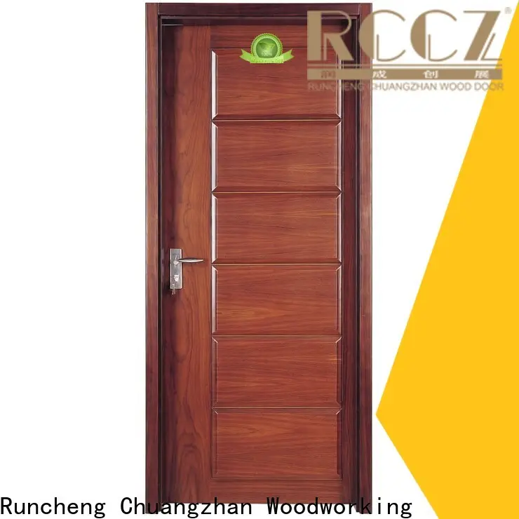 Runcheng Chuangzhan wooden solid composite wooden door company for homes 1