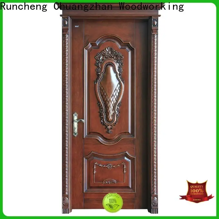 Runcheng Chuangzhan interior solid composite wooden door company for hotels 1
