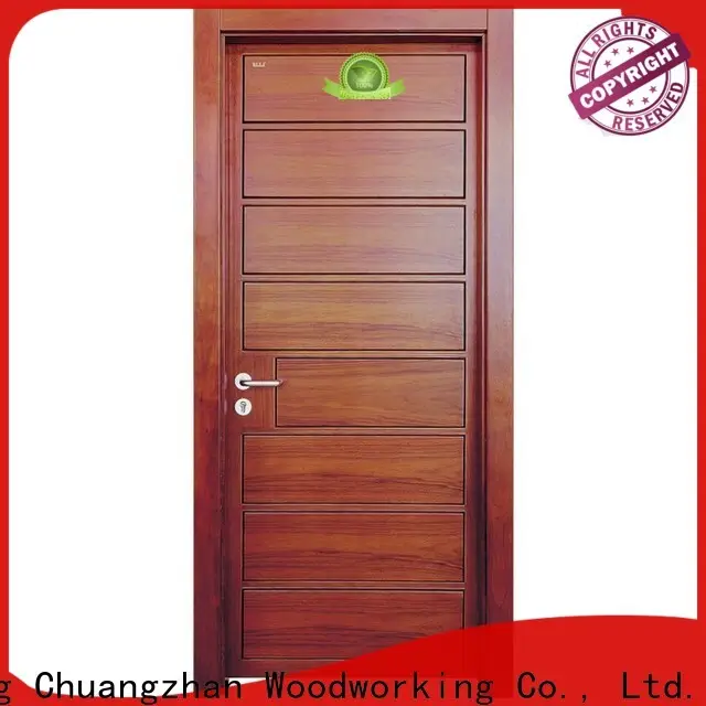 Top wood composite front doors design company for villas 1
