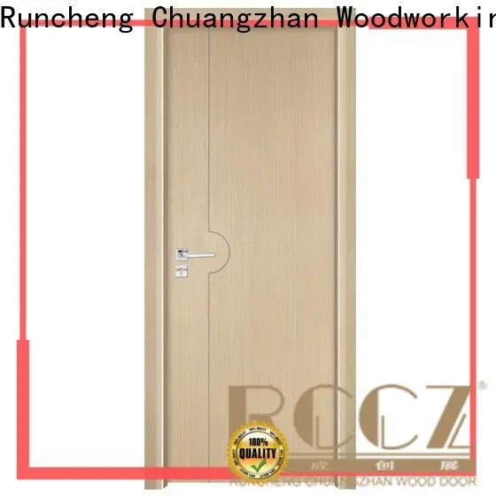 Wholesale wood effect composite door composited supply for hotels 1
