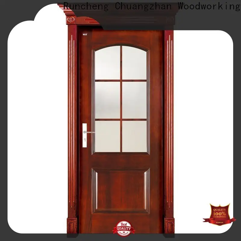 Runcheng Chuangzhan Wholesale interior wood doors with glass factory for villas 1