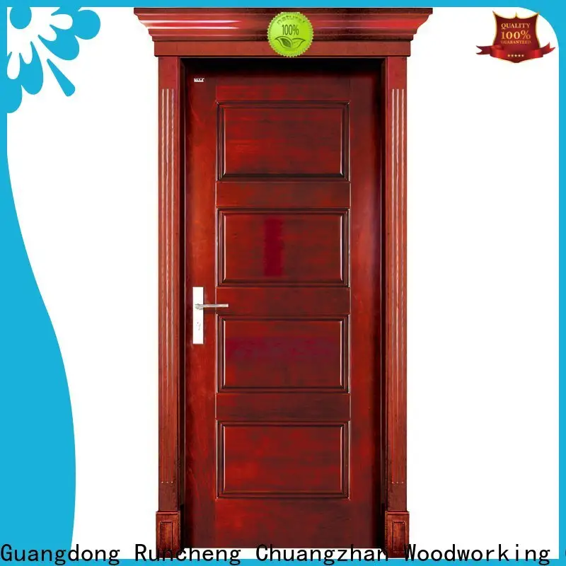 Runcheng Chuangzhan Wholesale hardwood interior doors supply for villas 1