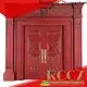 Runcheng Chuangzhan modern double door design in wood factory for villas 1