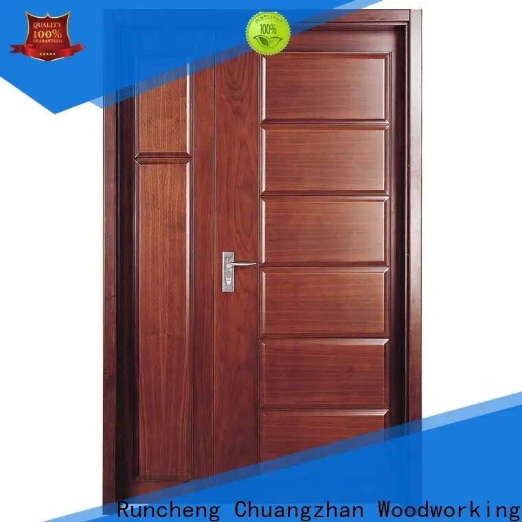 Custom double front entry doors design suppliers for hotels 1
