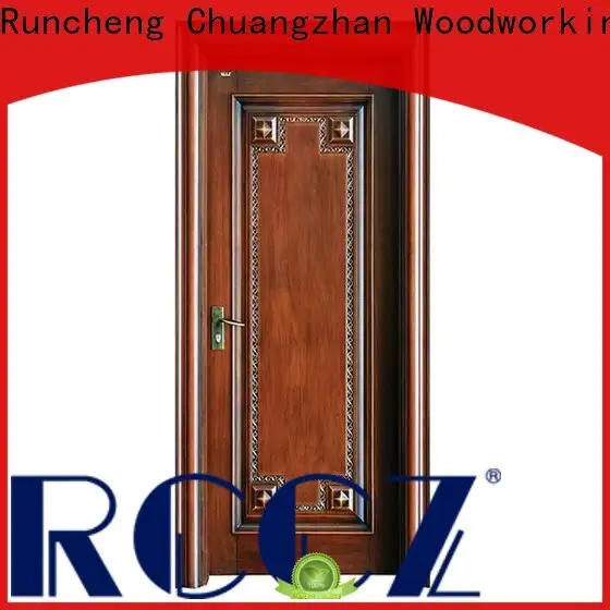 Runcheng Chuangzhan New wood composite front doors company for offices 1