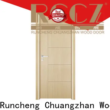 Runcheng Chuangzhan Best veneer interior door factory for hotels 1