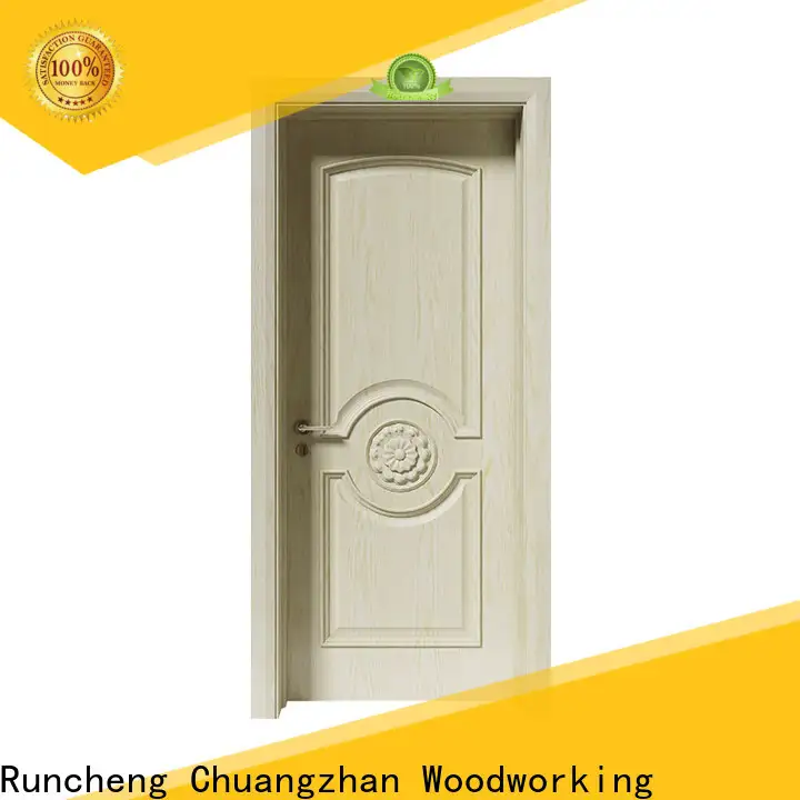 Runcheng Chuangzhan interior wood doors with glass supply for indoor 1