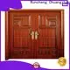 Runcheng Chuangzhan Custom double wood front doors for business for offices 1