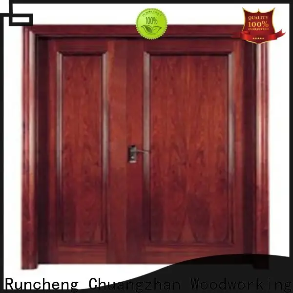 Runcheng Chuangzhan modern wooden flush door price list factory for offices 1