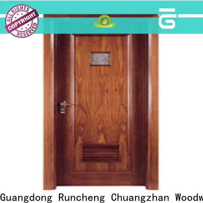 Runcheng Chuangzhan design solid wood flush door for business for villas1 1