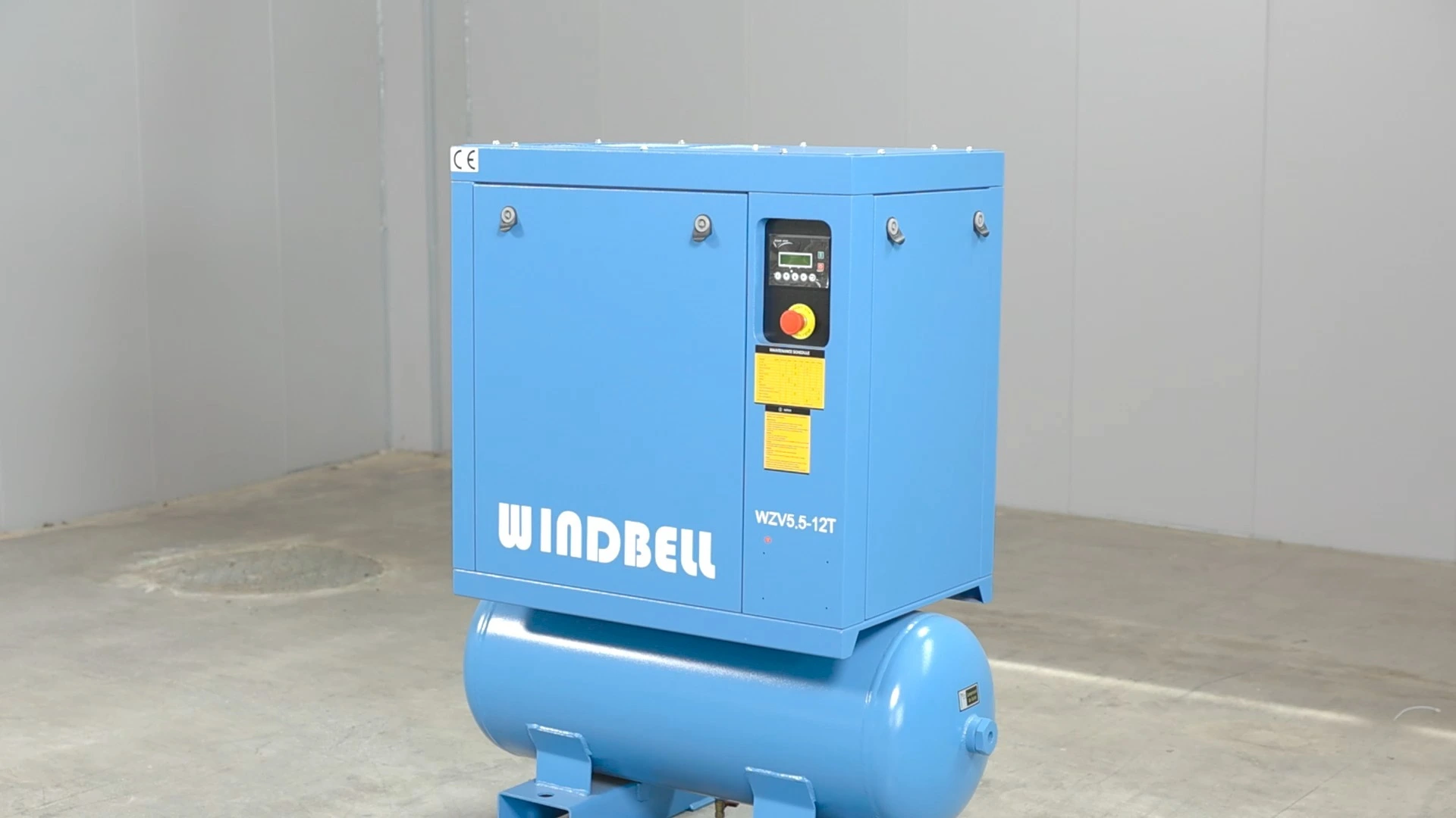 WZS Range 2.2 5.5kW Air Compressor Tank Mounted 110L for Small Workshop 1