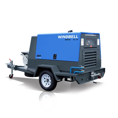 2025 Portable 185 CFM Air Compressor Which Can Meet E5 and T4 Exhaust Emissions 1