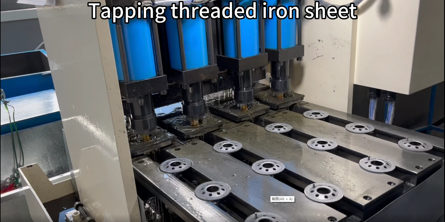 The third step of producing oil filters 1