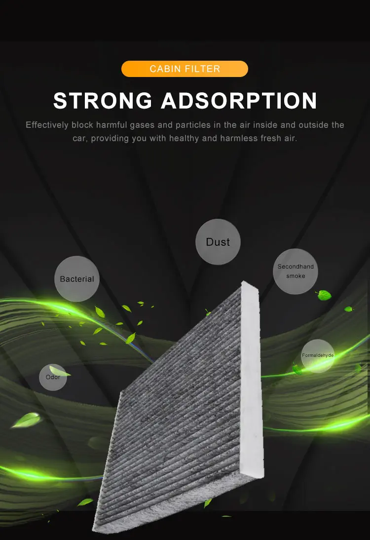 فیلتر هوای کابین برای فروش توسط فیلتر هواچانگ 5