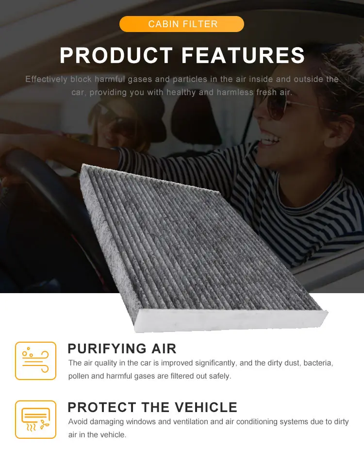 فیلتر هوای کابین برای فروش توسط فیلتر هواچانگ 6