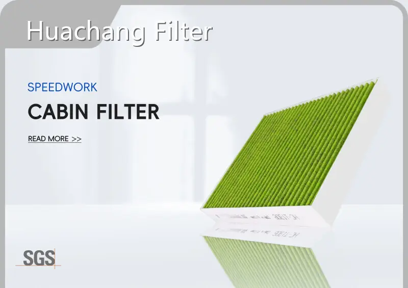 Fabricante de filtros de aire de cabina de Huachang Filter 1