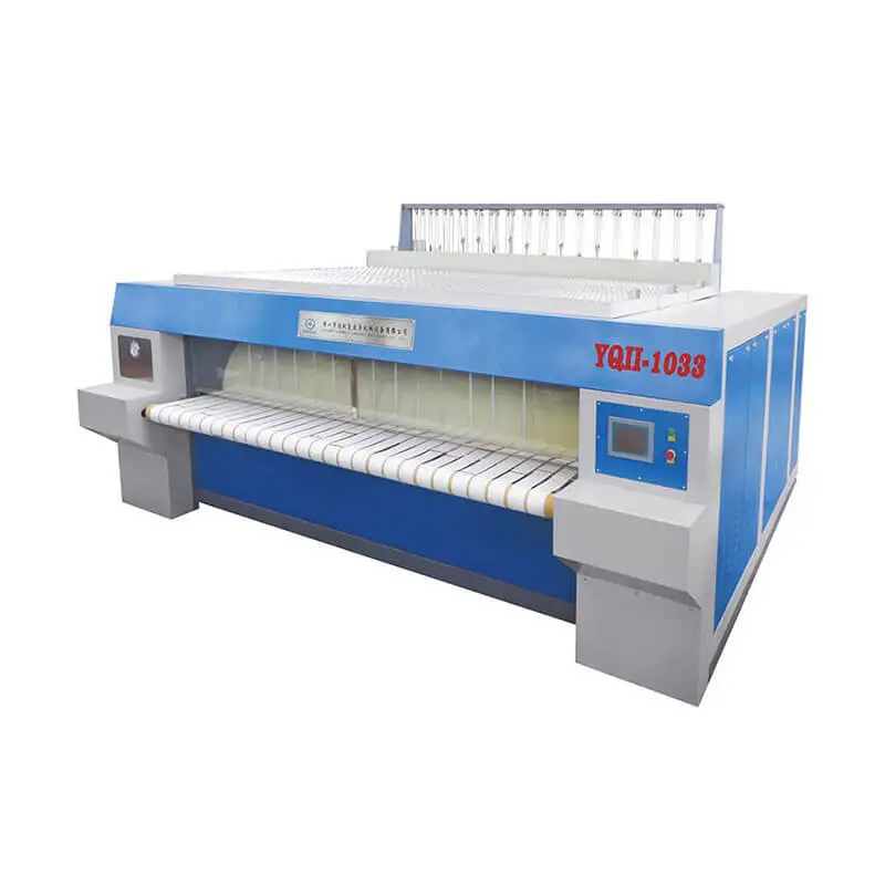 Gas heating ironing machine for hotel laundry 1