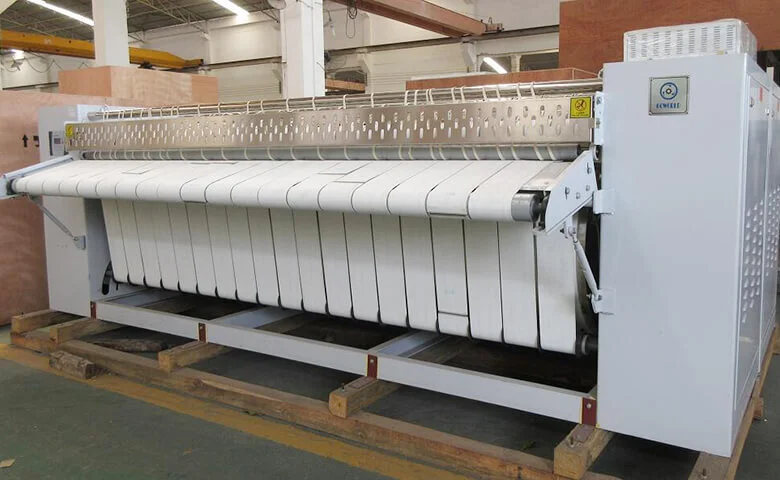 GOWORLD heat proof flat work ironer machine easy use for hospital 2