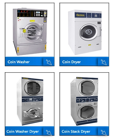 GOWORLD stainless steel semi automatic laundry machine Easy to control for Commercial laundromat374 2
