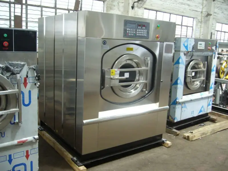 GOWORLD stainless steel semi automatic laundry machine Easy to control for Commercial laundromat151 4