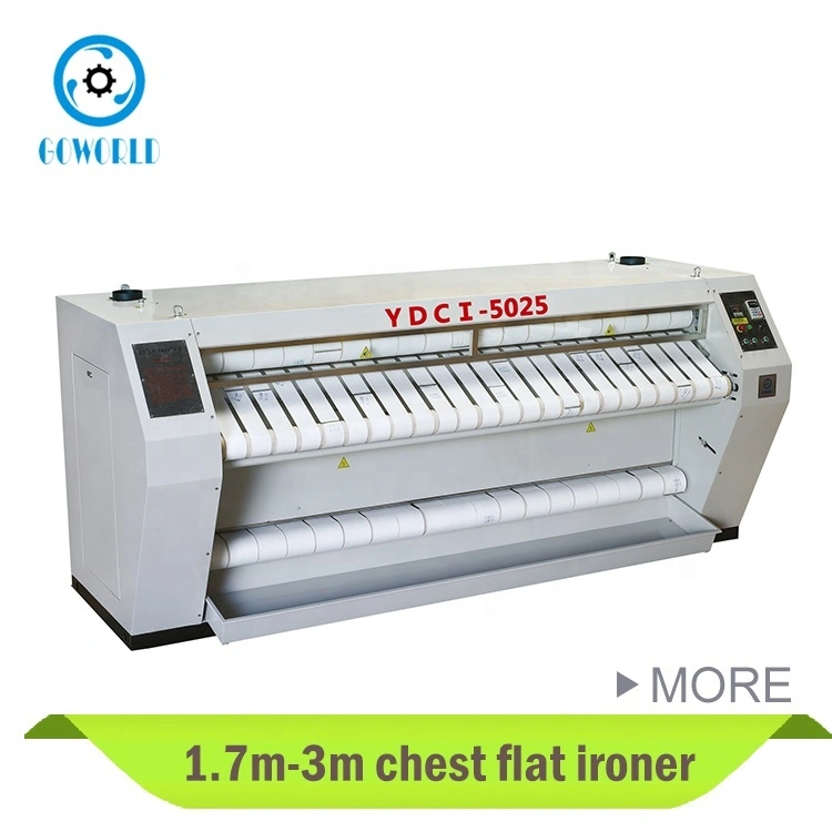 Chest Heated hotel and hospital type flatwork ironer 1