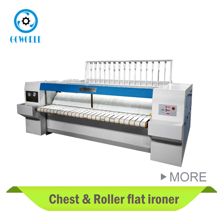 YZII-3000 Double Roller and Chest heated flatwork ironer for hospital 1