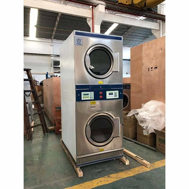 2*12kg electric heating industrial washing machine and commercial dryer factory 1